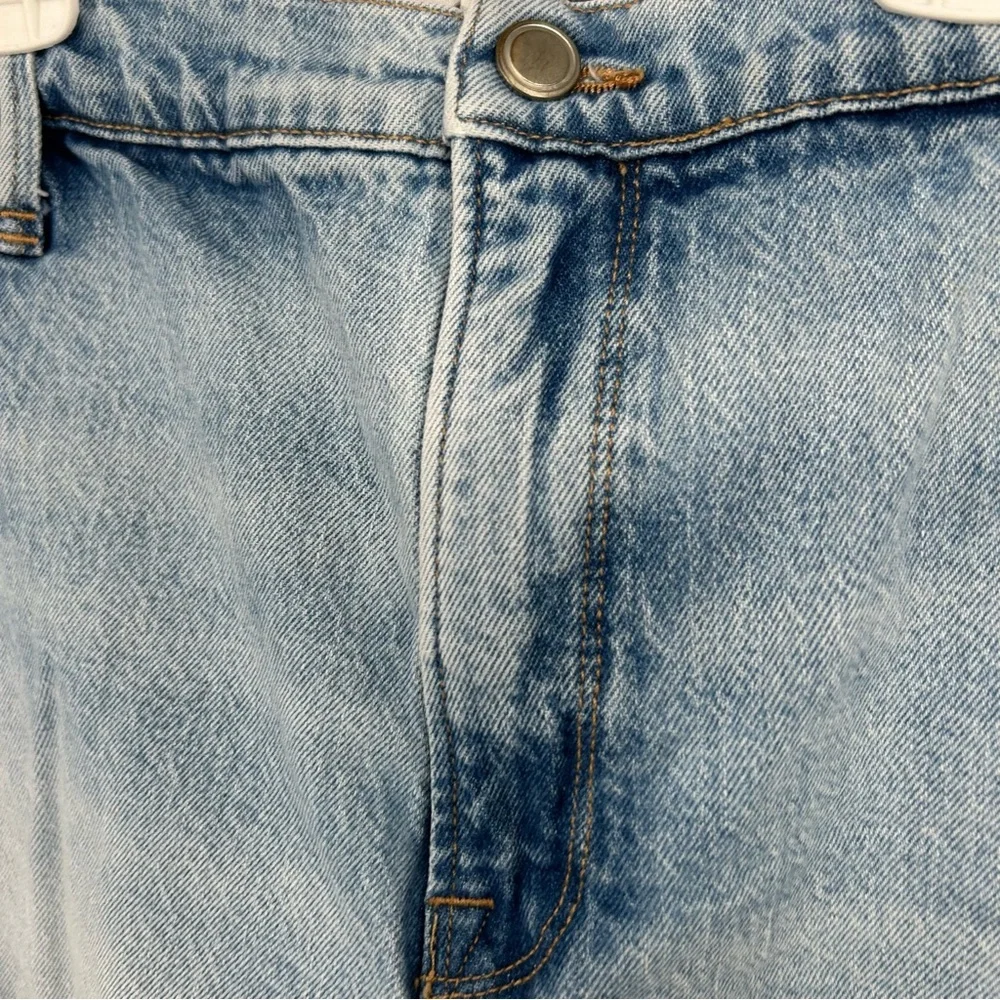 Good American Cuffed Jean Denim Shorts Size 18‎